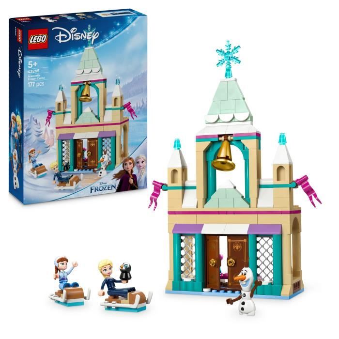 LEGO | Disney La Reine des Neiges 43265 Le Château de Glace d'Arendelle - Jeu enfant 5 ans