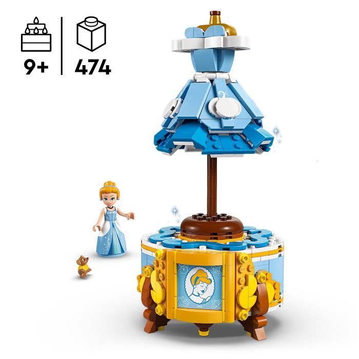 LEGO | Disney Princess 43266 La Robe de Cendrillon - Jeu de construction pour fille 9 ans