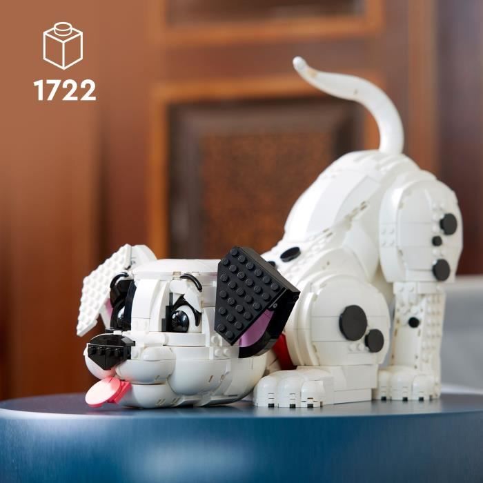 LEGO | Disney 43269 Le Chiot des 101 Dalmatiens - Set de Construction Adulte avec Chien