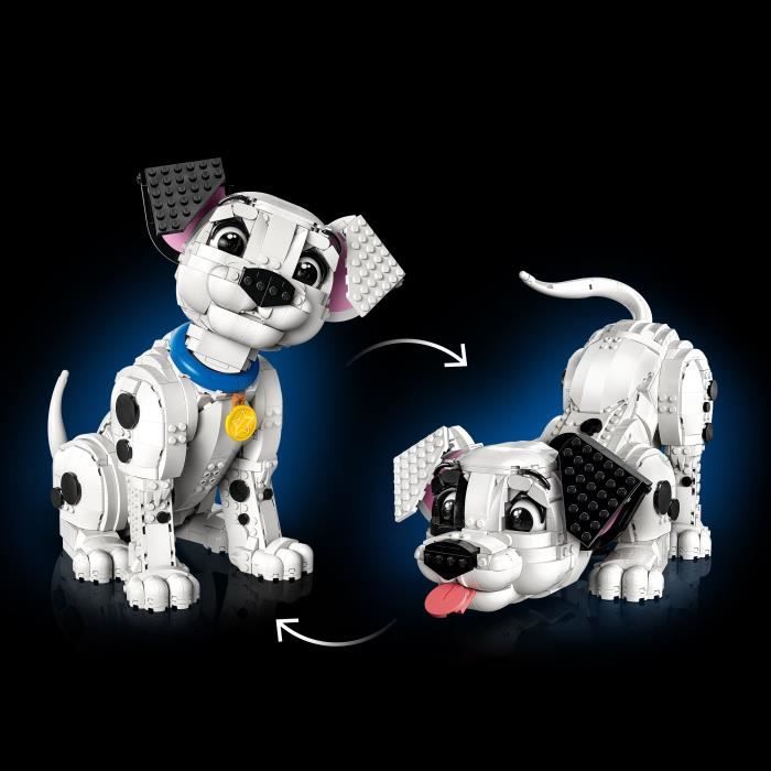 LEGO | Disney 43269 Le Chiot des 101 Dalmatiens - Set de Construction Adulte avec Chien