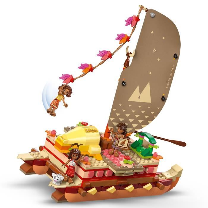 LEGO | Disney 43270 Le Bateau d'Aventure de Vaiana - Jeu de Construction pour enfant 6 ans