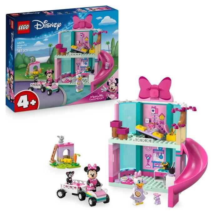 LEGO | Disney 43274 L'Hôtel pour Animaux de Minnie - Jeu de Construction 4 ans - Cadeau