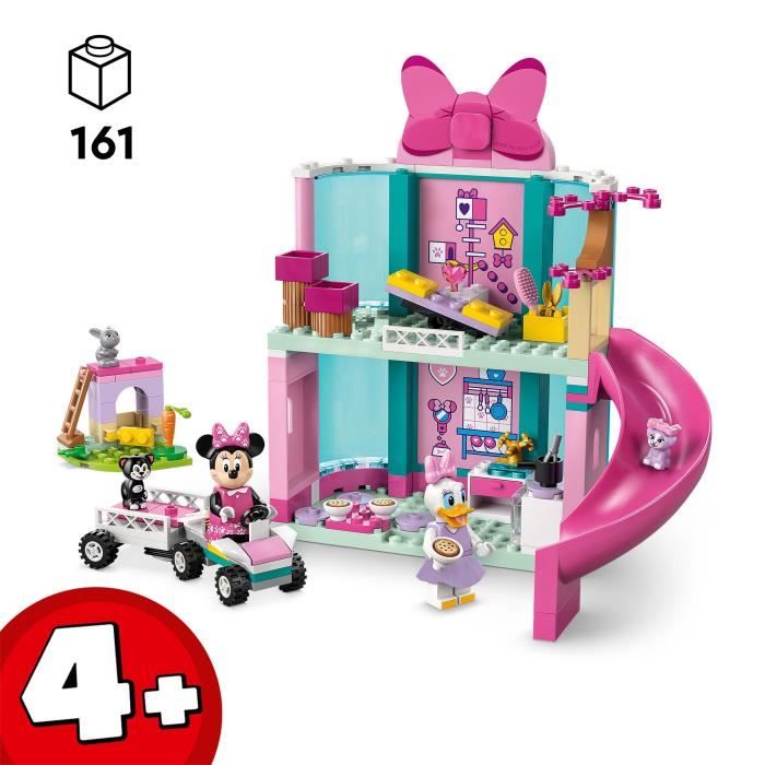 LEGO | Disney 43274 L'Hôtel pour Animaux de Minnie - Jeu de Construction 4 ans - Cadeau