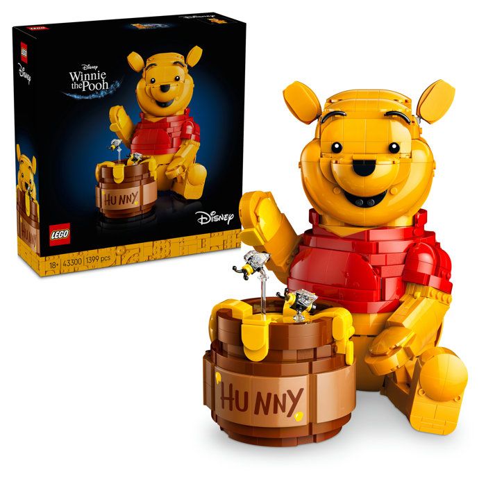 LEGO | Disney 43300 Winnie l'Ourson - Set de Construction - Décoration & Cadeau Adulte