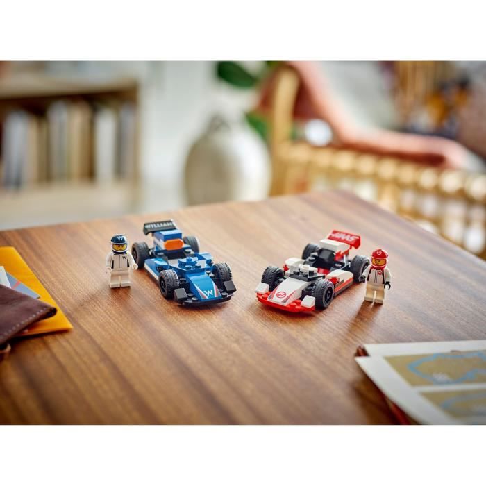 LEGO City 60464 Voitures de course de F1 Williams Racing et Haas F1 - Jouet des 4 ans
