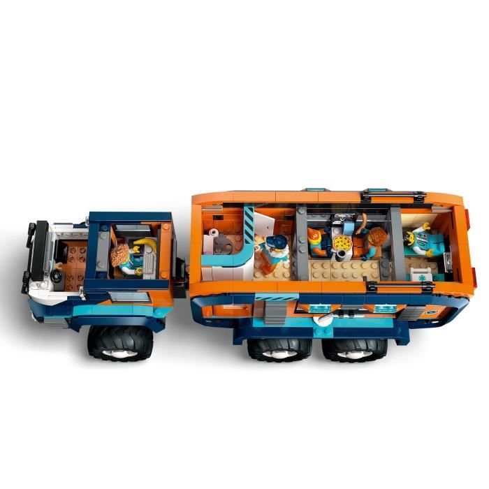 LEGO City 60471 Le Camion Scientifique des Explorateurs en Arctique - Jeu Garçon des 8 ans