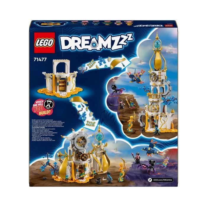 LEGO 71477 DREAMZzz La Tour du Marchand de Sable, Jouet de Château avec Araignée et Oiseau, avec Figurines Sorciere