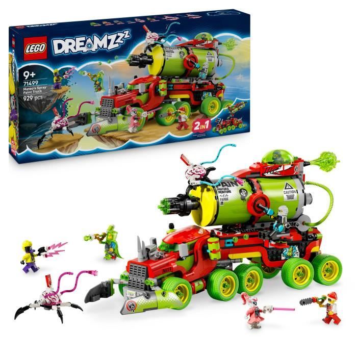 LEGO Dreamzzz 71499 Le Camion Spray De Peinture De Mateo - Jeu De Construction Des 9 Ans