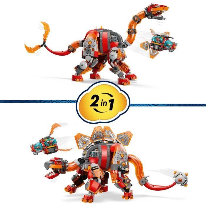 LEGO DREAMZzz 71514 Le Vaisseau-Dino - Jouet de Construction 2-en-1 - Cadeau des 9 ans