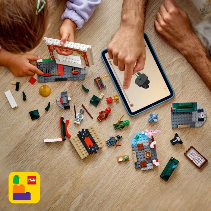 LEGO NINJAGO 71831 Le temple de Spinjitzu des Ninjas - Jouet dragon pour enfants des 4 ans