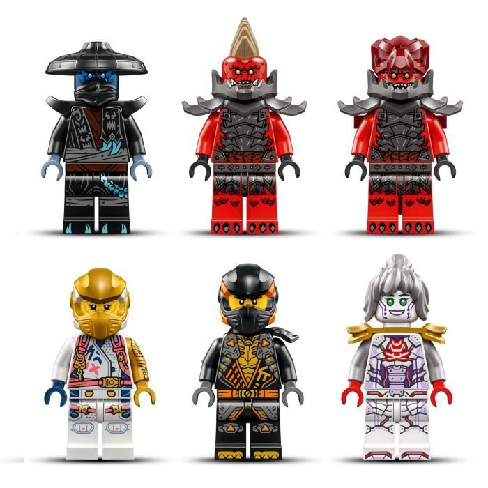 LEGO NINJAGO 71834 Le robot ultra combo de Zane - Jeu de construction 4-en-1 des 9 ans