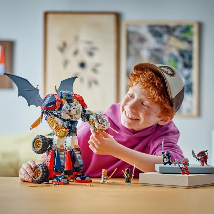 LEGO NINJAGO 71834 Le robot ultra combo de Zane - Jeu de construction 4-en-1 des 9 ans