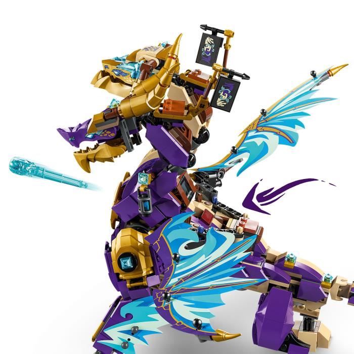 LEGO NINJAGO 71836 Arc : le dragon de la concentration, Jeu pour garçon ou fille des 9 ans