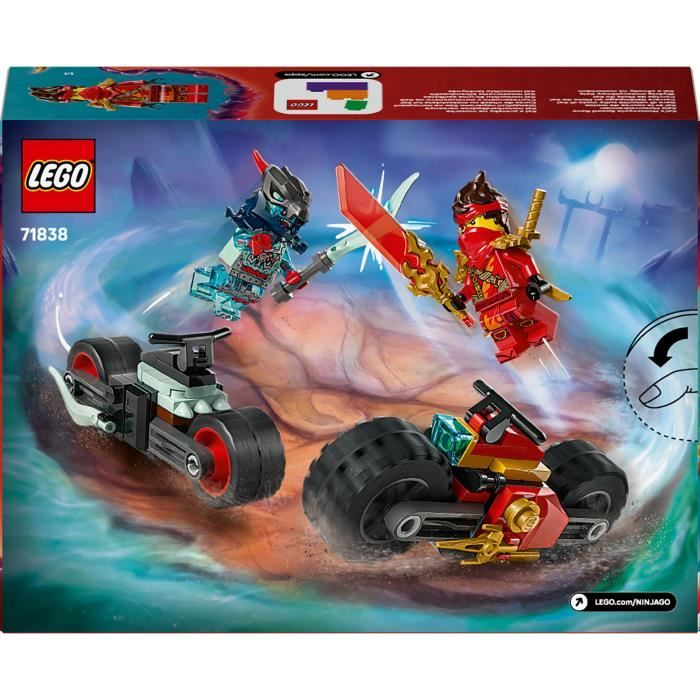 LEGO NINJAGO 71838 Kai Et La Course De Motos - Jeu De Construction Pour Garçon Des 6 Ans