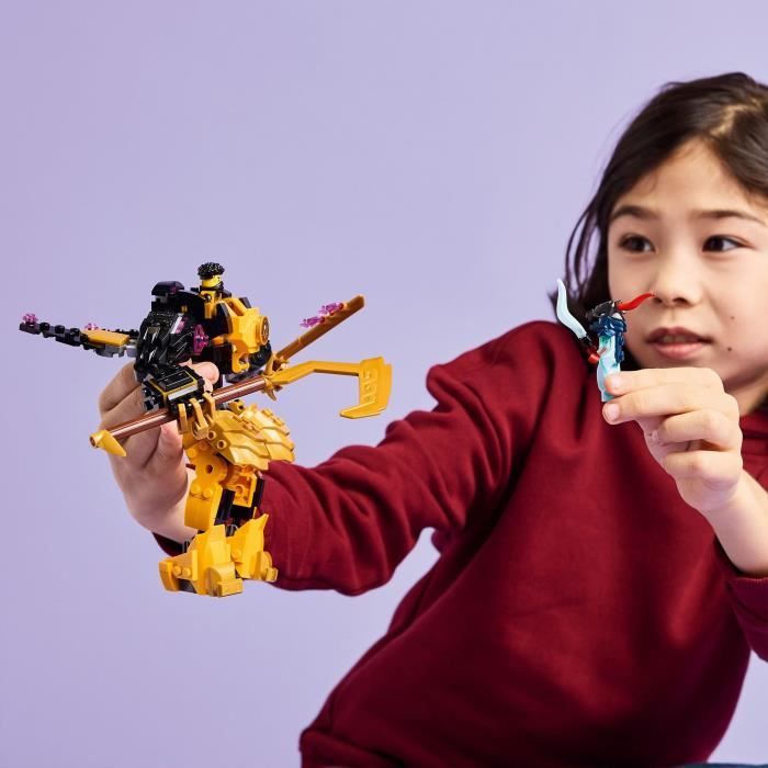 LEGO NINJAGO 71839 Le Robot De Spinjitzu d'Arin - Jeu De Construction Pour Garçon 7 Ans