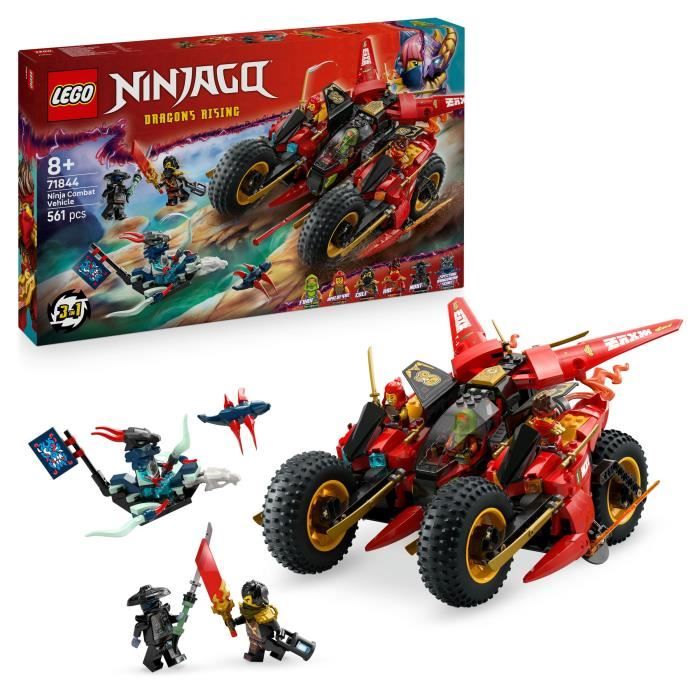 LEGO NINJAGO 71844 Le Véhicule De Combat Des Ninjas - Jeu De Construction Garçon Des 8 Ans