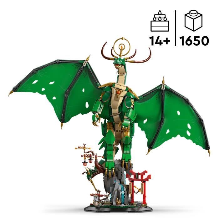 LEGO NINJAGO 71847 Le Dragon Gardien - Jeu de Construction de Figurine - Garçon des 14 Ans