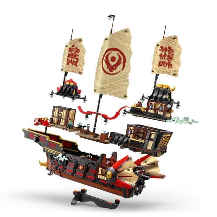 LEGO NINJAGO 71848 Le Temple Bounty - Jeu de construction pour garçon des 14 ans - Bateau
