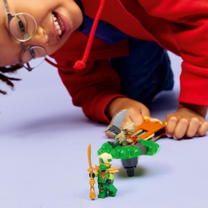 LEGO NINJAGO 71850 Lloyd contre la Toupie du Monstre de la Terre - Jeu de Construction