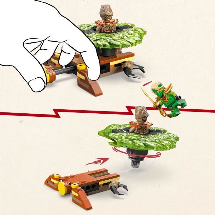 LEGO NINJAGO 71850 Lloyd contre la Toupie du Monstre de la Terre - Jeu de Construction
