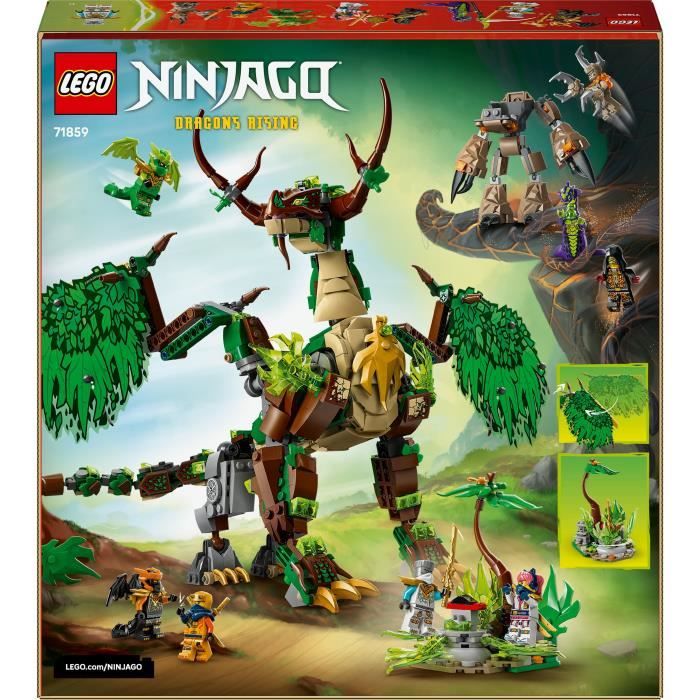 LEGO NINJAGO 71859 Le Dragon de Vie - Jouet de Construction pour Garçon ou Fille des 8 ans