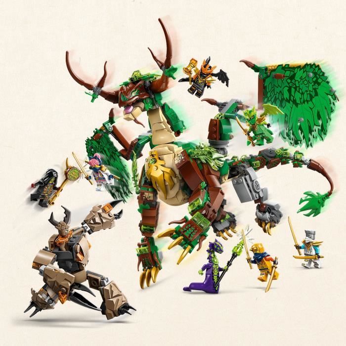 LEGO NINJAGO 71859 Le Dragon de Vie - Jouet de Construction pour Garçon ou Fille des 8 ans