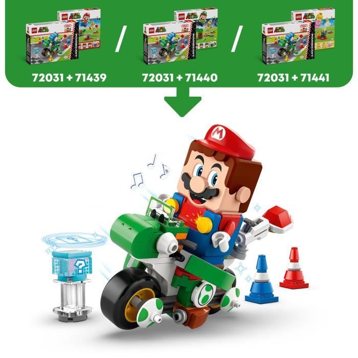 LEGO Super Mario 72031 Mario Kart Yoshimoto - Jouet de construction pour enfants