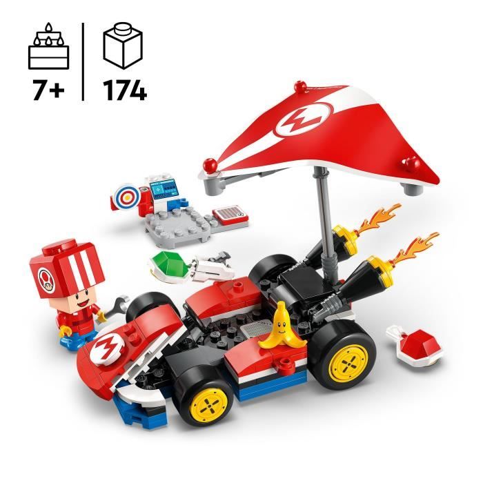 LEGO Super Mario 72032 Mario Kart Kart standard - Jouet voiture pour enfants des 7 ans