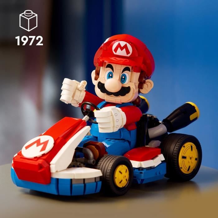 LEGO Mario Kart 72037 Mario Et Kart Standard - Set De Construction Pour Adulte Figurine