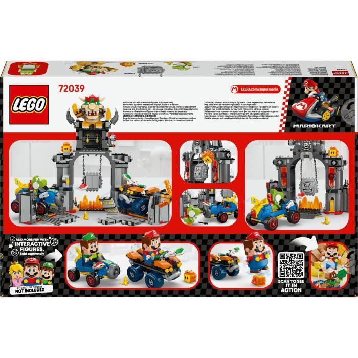 LEGO Super Mario 72039 Mario Kart – Château de Bowser - Jeu de Construction des 9 ans