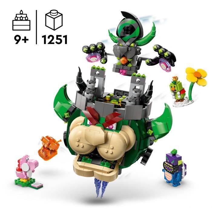 LEGO Super Mario 72042 Prince Florian et Château de Bowser - Jeu enfant des 9 ans