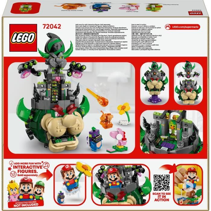 LEGO Super Mario 72042 Prince Florian et Château de Bowser - Jeu enfant des 9 ans