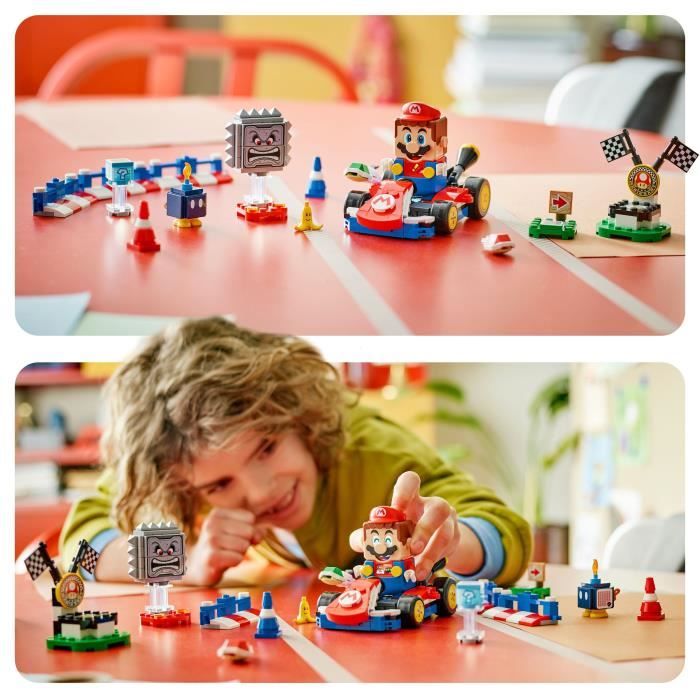 LEGO Mario Kart 72043 Mario Interactif et Kart Standard - Jouet enfant des 7 ans