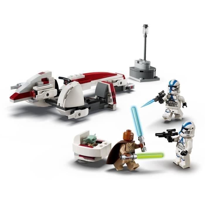 LEGO Star Wars 75378 The Mandalorian L'évasion en Speeder BARC, Set de Construction