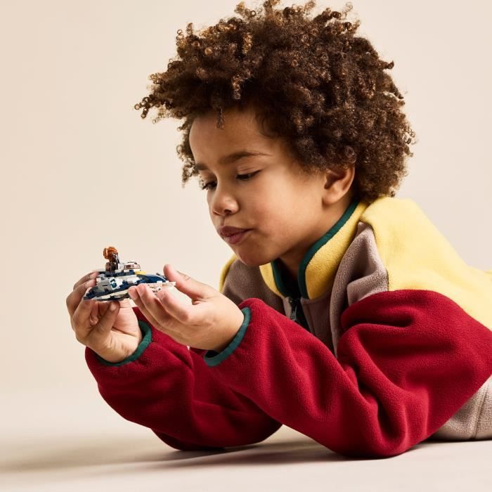 LEGO Star Wars : The Clone Wars 75400 Microfighter Chasseur Jedi de Plo Koon - Jeu 6 ans