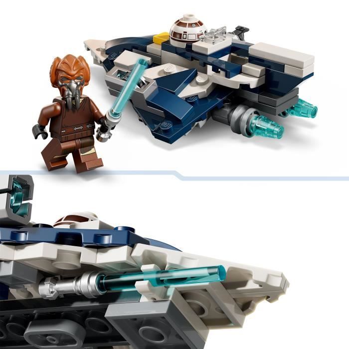 LEGO Star Wars : The Clone Wars 75400 Microfighter Chasseur Jedi de Plo Koon - Jeu 6 ans