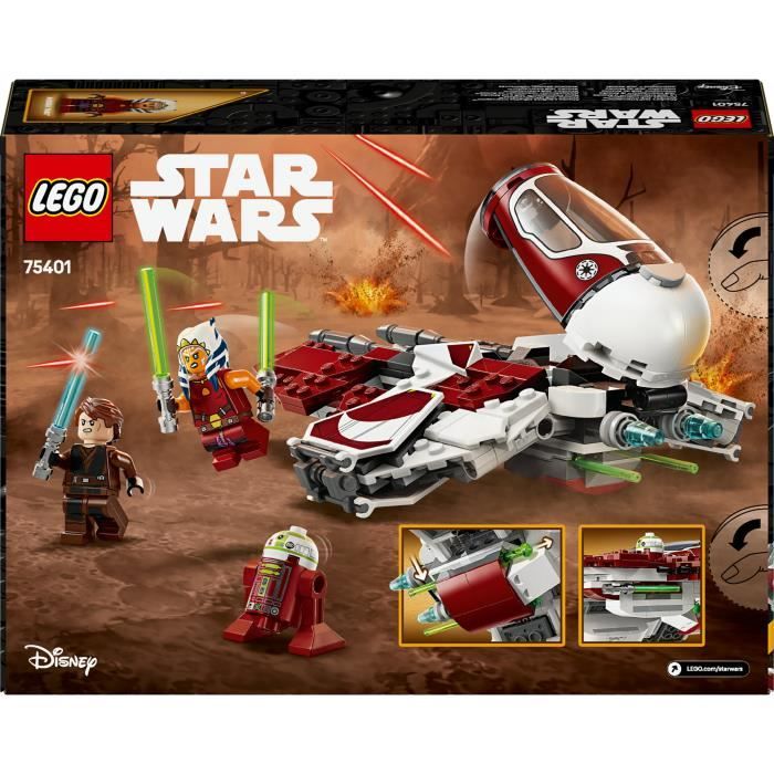 LEGO Star Wars : The Clone Wars 75401 Le Jedi Interceptor d'Ahsoka - Jeu de construction