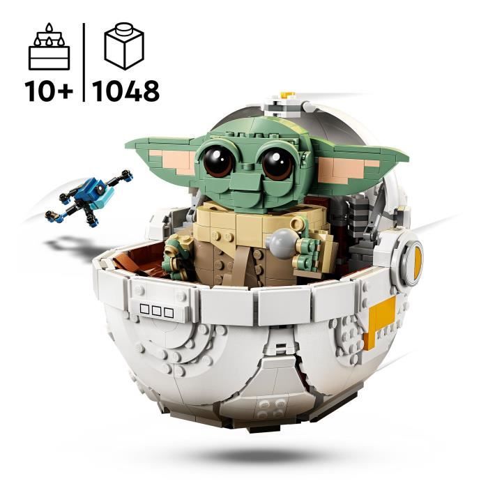 LEGO Star Wars : The Mandalorian 75403 Grogu et son landau - Jeu de construction 10 ans