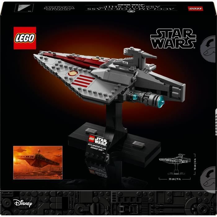 LEGO Star Wars 75404 Le transport d'assaut de classe Acclamator - Maquette pour adulte