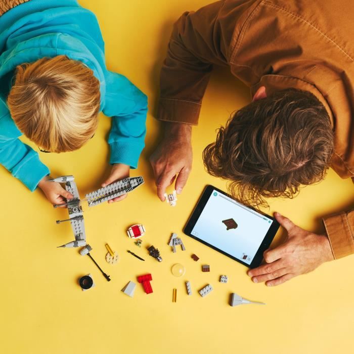 LEGO Star Wars : The Mandalorian 75410 Le chasseur N-1 de Mando et Grogu - Jeu des 4 ans