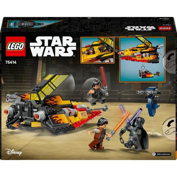 LEGO Star Wars 75414 Le Snowspeeder en Flammes - Jouet de Construction enfant 7 ans