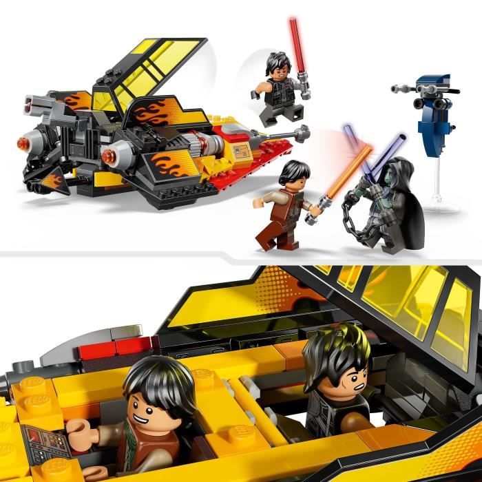 LEGO Star Wars 75414 Le Snowspeeder en Flammes - Jouet de Construction enfant 7 ans