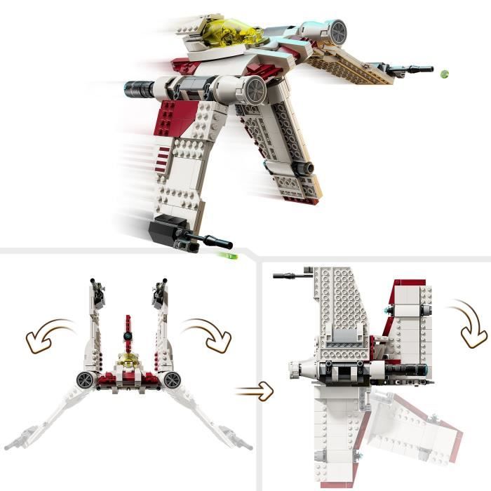 LEGO Star Wars 75432 The Clone Wars Chasseur V-19 Torrent - Jeu de Construction des 9 ans