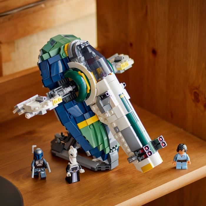 LEGO Star Wars 75433 L'Attaque des Clones Le Vaisseau de Jango Fett - Jouet des 9 ans