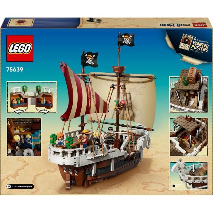 LEGO ONE PIECE 75639 Le Bateau Pirate Vogue Merry - Jeu de Construction pour enfant des 10 ans