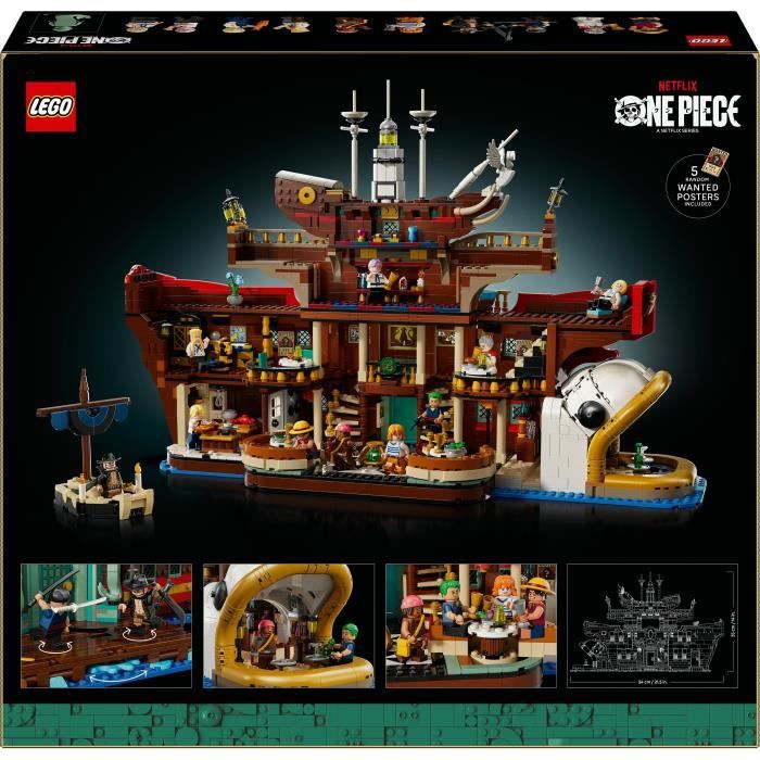 LEGO ONE PIECE 75640 Le Restaurant Flottant Baratie - Set de Construction Anime - Adulte