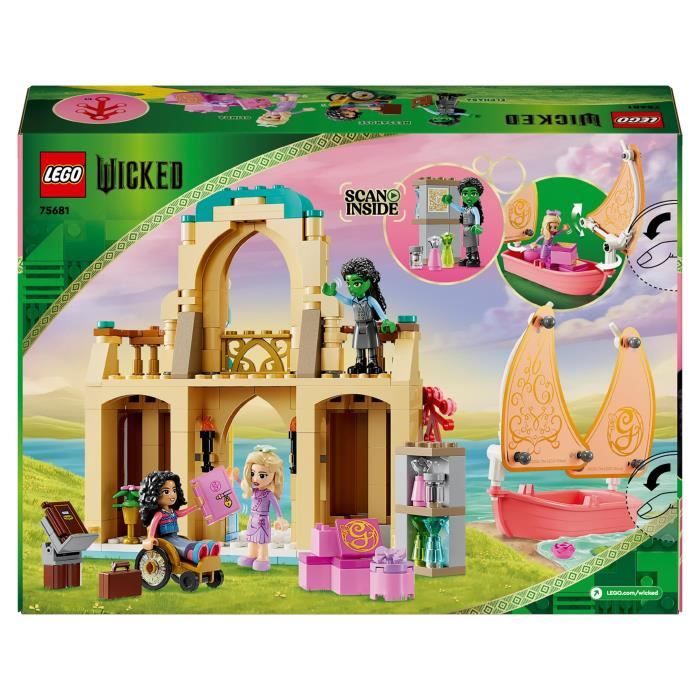 LEGO Wicked 75681 Glinda, Elphaba et Nessarose a l'Université de Shiz - Jeu enfant 7 ans