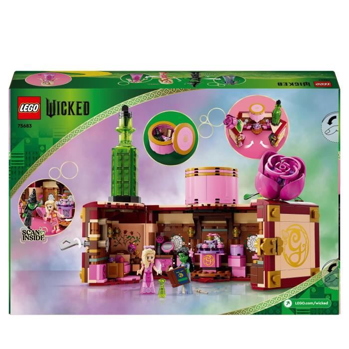 LEGO Wicked 75683 Le Dortoir de Glinda et d'Elphaba - Jouet de Construction enfant 8 ans