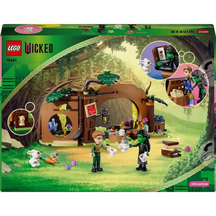 LEGO Wicked 75687 Le Repaire d'Elphaba - Jouet de Construction des 7 ans - Mini-Poupées