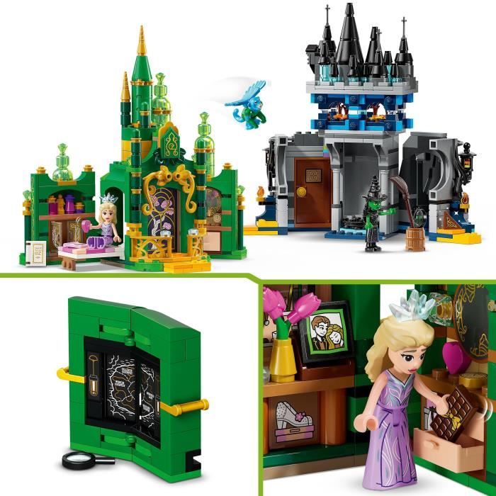 LEGO Wicked 75689 Emerald City et le Château de Kiamo Ko - Jouet de Construction des 9 ans